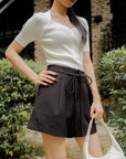 Tie Waist Shorts