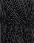 Pinstripe Peplum Blouse