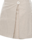 Wrap Front Mini Skort