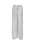 Textured Pinstripe Drawstring Pant