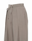 Pleated Wide Leg Trouser