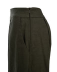Front-Seam Wide-Leg Trouser