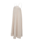 Linen-Blend Maxi Dress