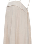 Linen-Blend Maxi Dress