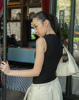 Essential High Neck Knit Top