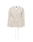 Cinch Waist Utility Blazer