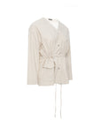 Cinch Waist Utility Blazer