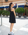 Sleeveless Textured Doll Dress