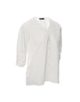 Ruched-Sleeve Blouse