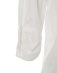 Ruched-Sleeve Blouse