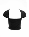 Open-Back Cropped Top