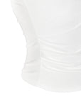 Asymmetric Neckline Fitted Top