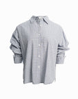 Checkered Button-Down Shirt