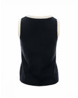Contrast Trim Knit Tank