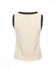 Contrast Trim Knit Tank