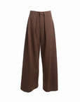Pleated Wide-Leg Pants