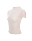 Mock Neck Textured Knit Top