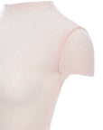 Mock Neck Textured Knit Top