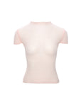 Mock Neck Textured Knit Top