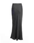 Satin Bias Midi Skirt