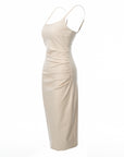 Minimal Slip Midi Dress