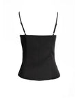 Sleeveless Button Front Top