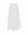 Cotton Lace Tiered Skirt