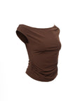Off Shoulder Ruched Top