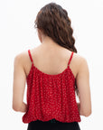 Gathered Balloon Cami Top