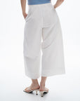 Wide-Leg Cropped Pants