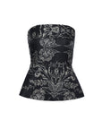 Floral Peplum Top
