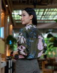 Abstract Floral Print Shirt
