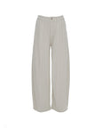 Tailored Panel Wide-Leg Pants