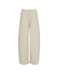 Tailored Panel Wide-Leg Pants
