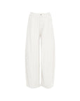 Tailored Panel Wide-Leg Pants