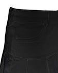 Pleated Denim Mini Skirt