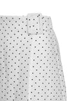 Polka A-Line Wrapped Skirt