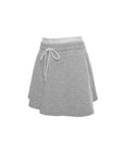 Sporty Drawstring Skirt with inner