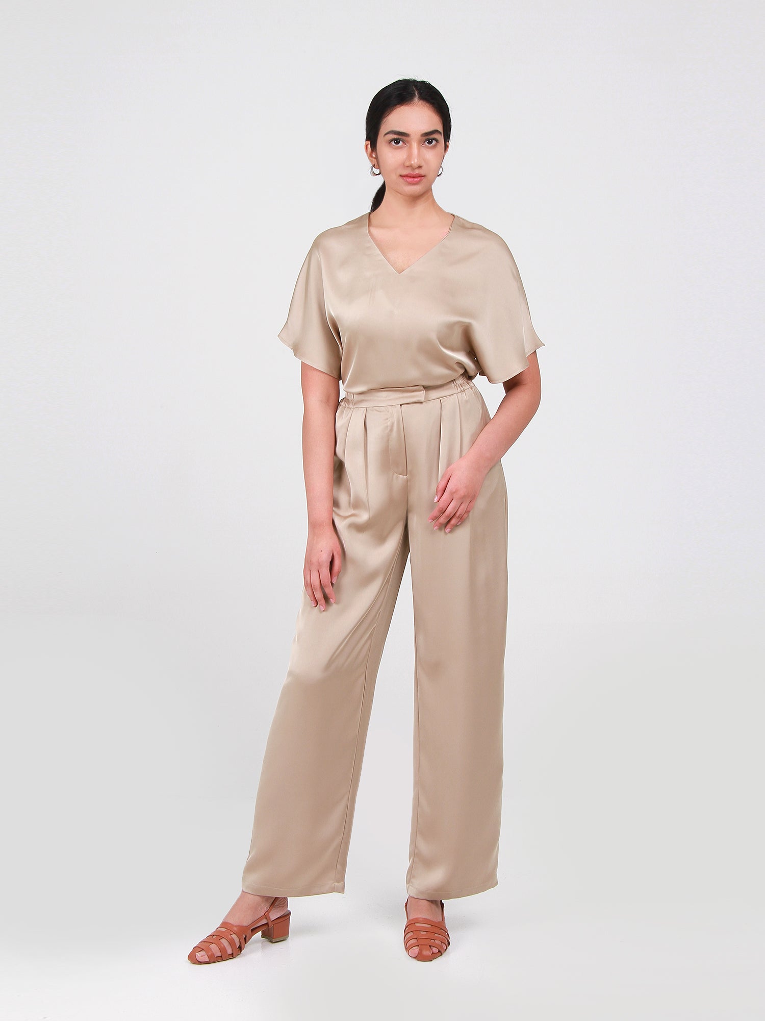 Dakota Satin Loungewear Top