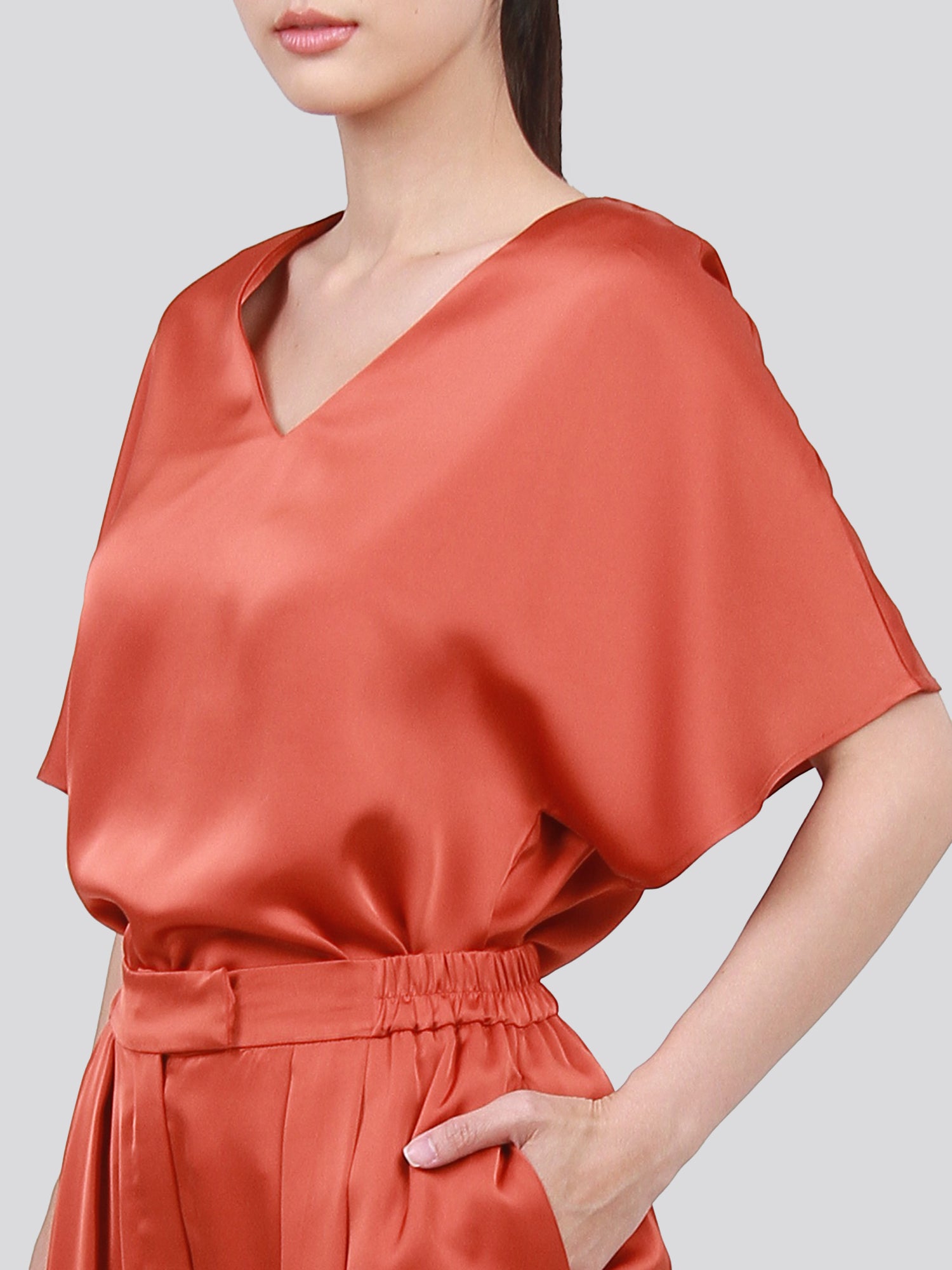 Dakota Satin Loungewear Top