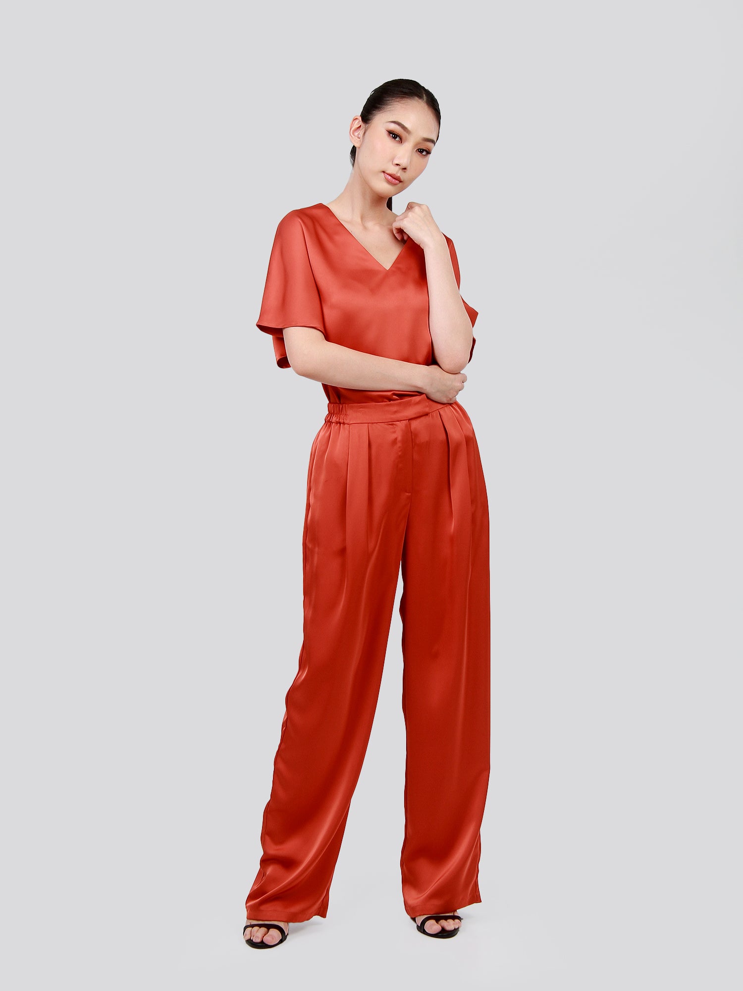 Dakota Satin Loungewear Top
