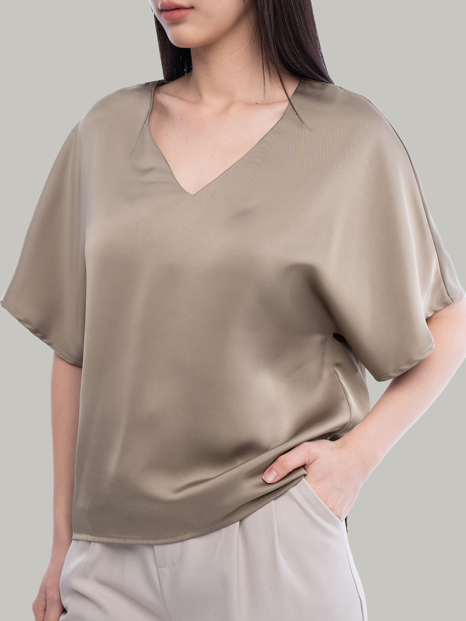 Dakota Satin Loungewear Top