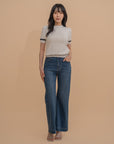 Flared High-Rise Jeans