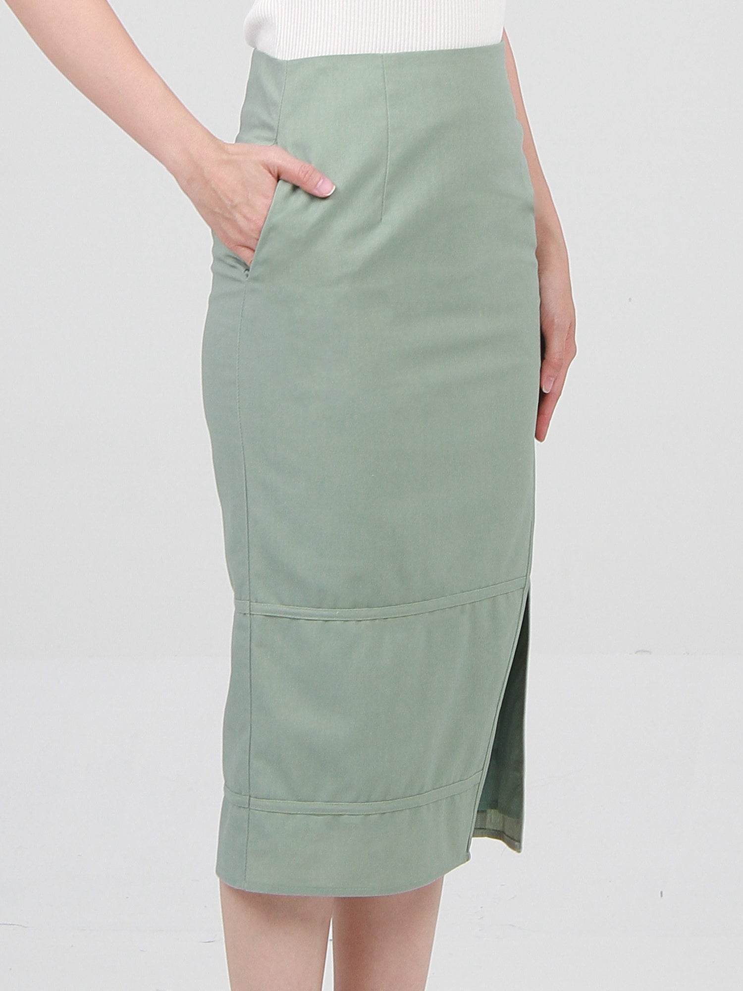 Gemma Panel Slit Skirt