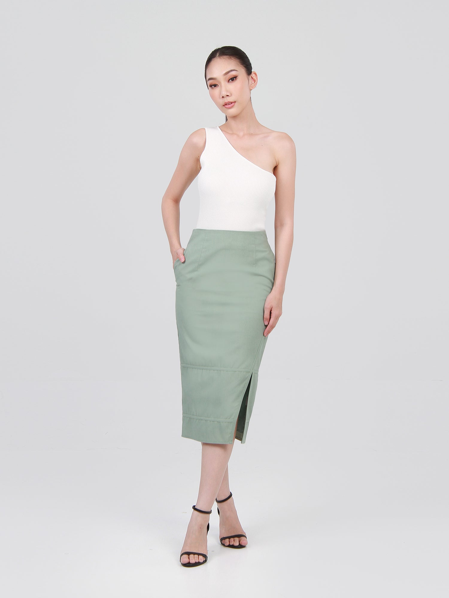 Gemma Panel Slit Skirt