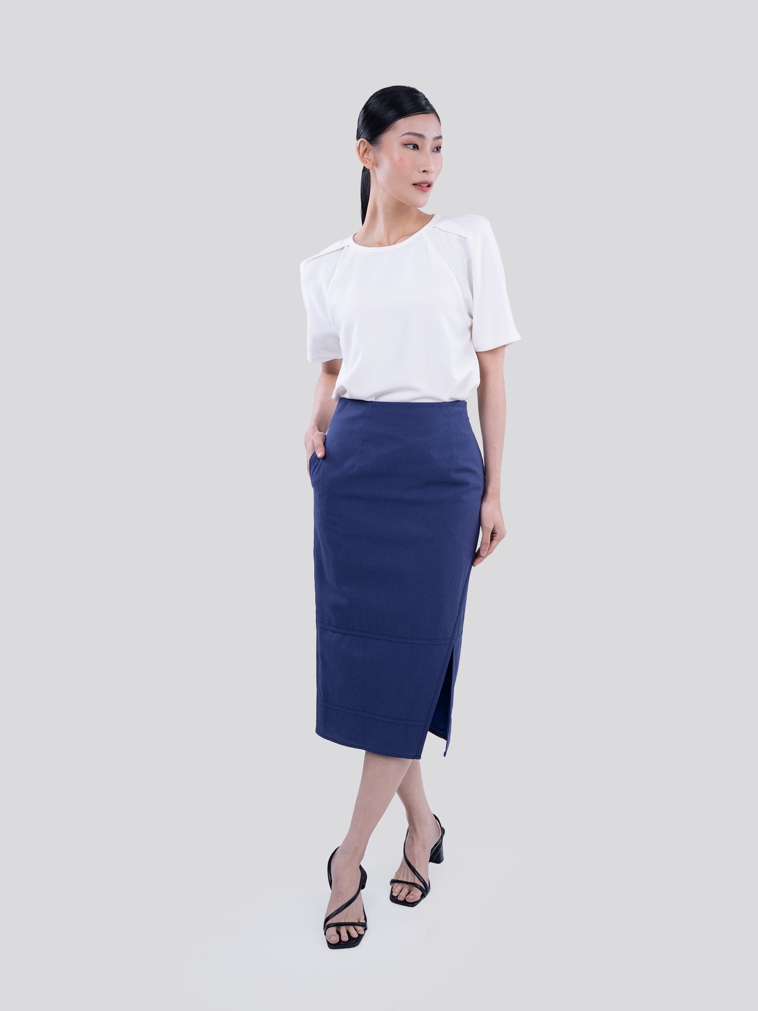 Gemma Panel Slit Skirt