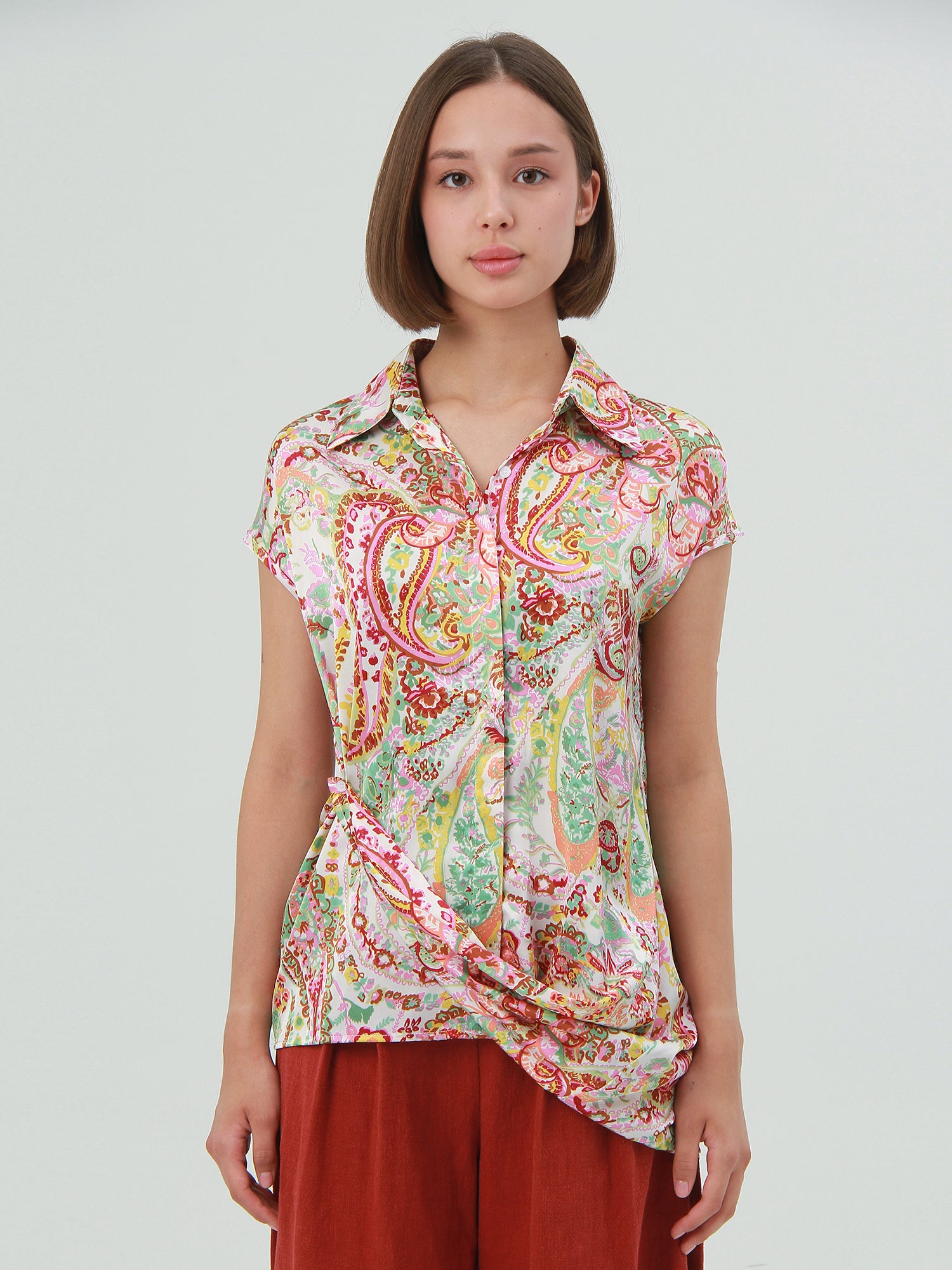 Maya Draped Shirt