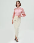 Terra Draped Maxi Skirt