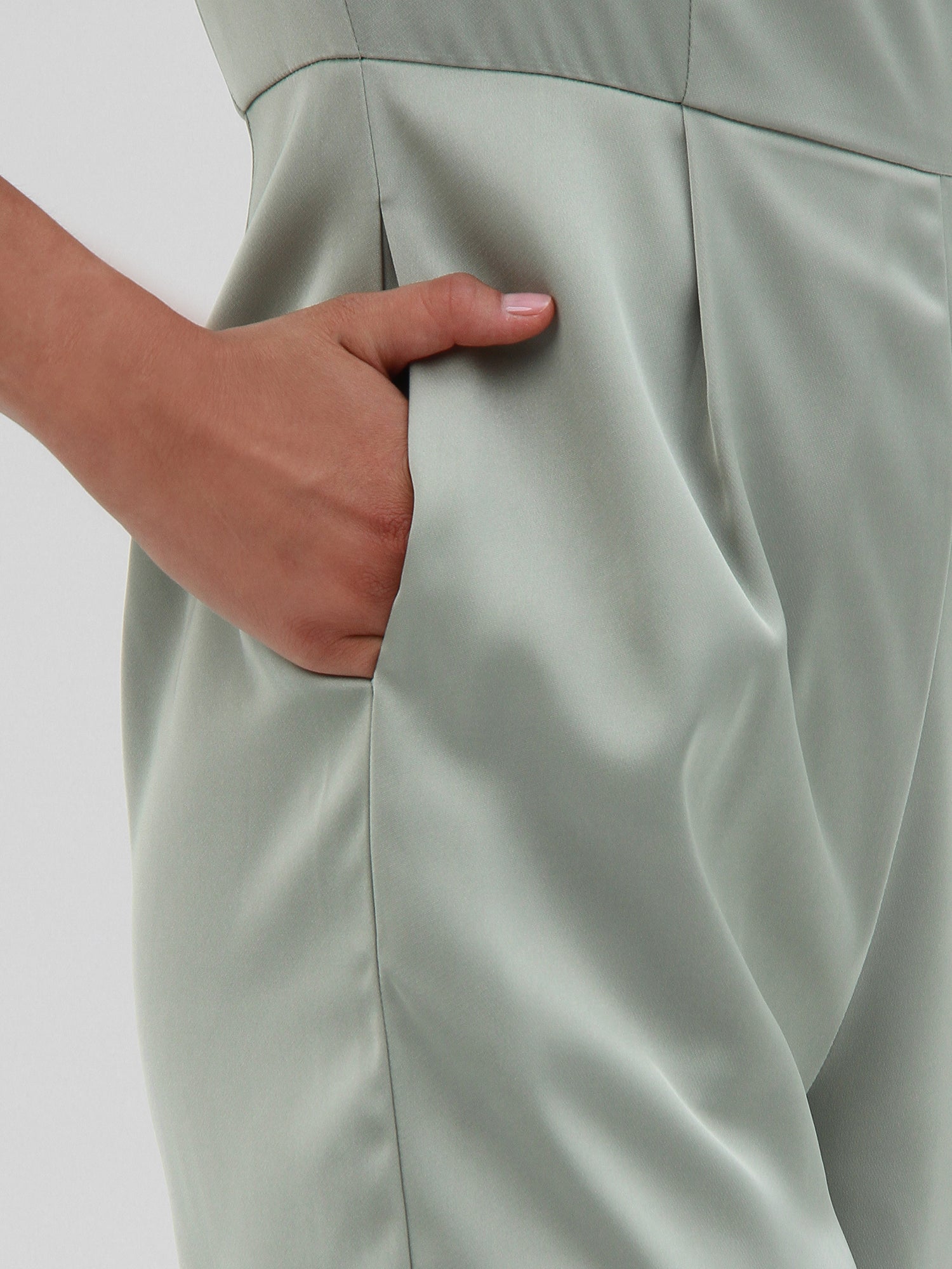 Faye Asymmetrical Neckline Jumpsuit