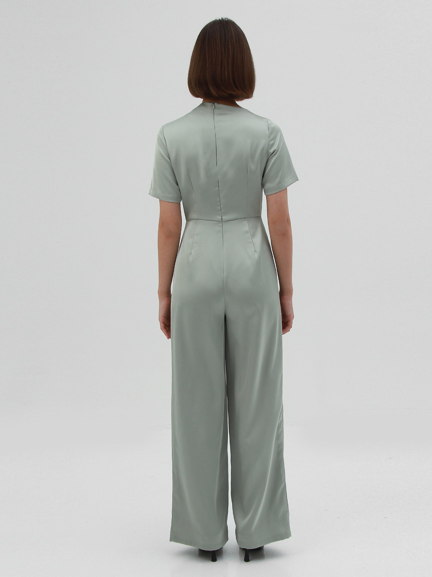 Faye Asymmetrical Neckline Jumpsuit